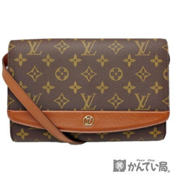Louis Vuitton Pochette Accessoires Accessory Pouch Handbag Bag Brown - Picture 1 of 1